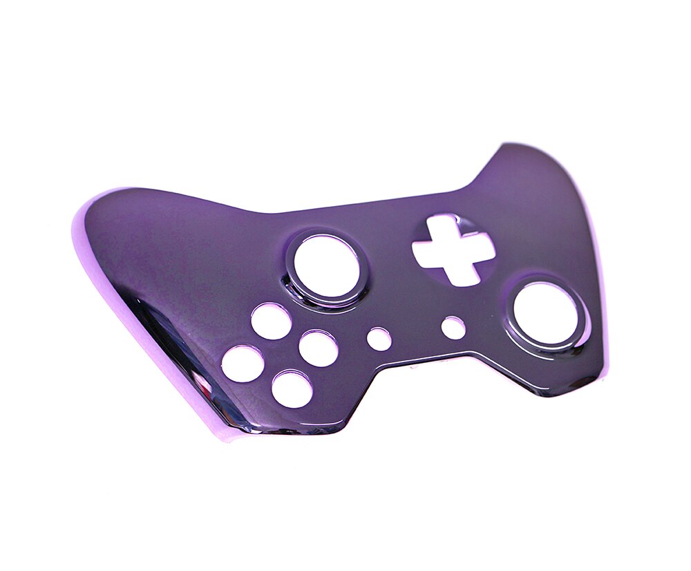 1set di Ricambio Chrome Completa Borsette E Bottoni Mod Kit per Xbox Un Controller Custom Alloggiamento Della Copertura Per Xbox One: G top purple