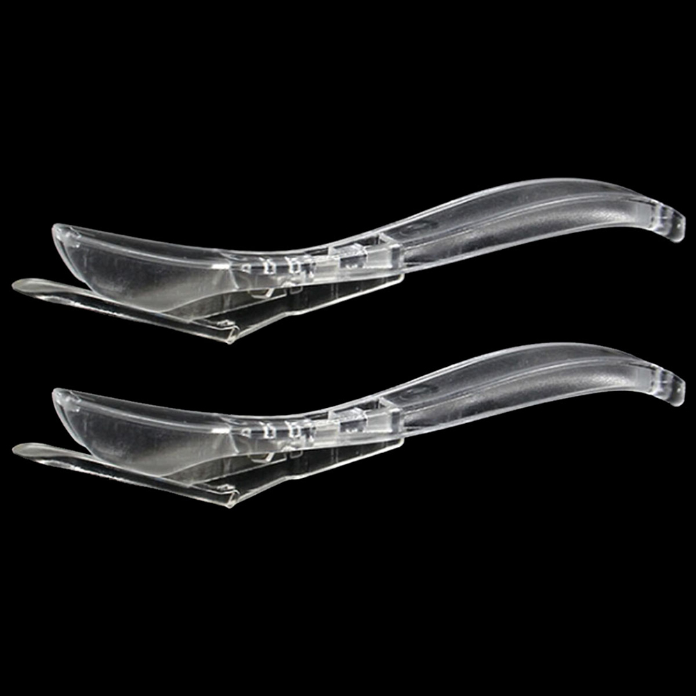 2 Stuks Vinyl Wrap Film Cutter Veiligheid Papier Duckbill Mes Auto Sticker Vinyl Veiligheidssnijder Muur Snijmes Gereedschap: WHITE