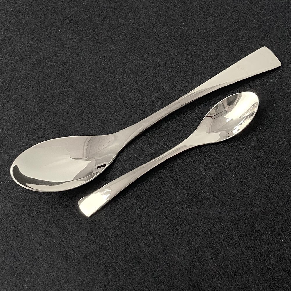 5/20Pcs Silver Dinnerware Set Mirror Cutlery Set Kitchen Silverware Flatware Set Steak Tableware For Party Spoon Fork Knife