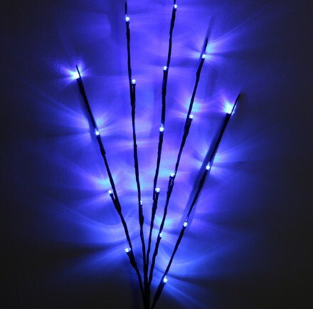 Led Willow Tak Lamp Batterij Aangedreven Natuurlijke Hoge Vaas Filler Wilgentakje Verlichte Tak Voor Home Decoratie: 1