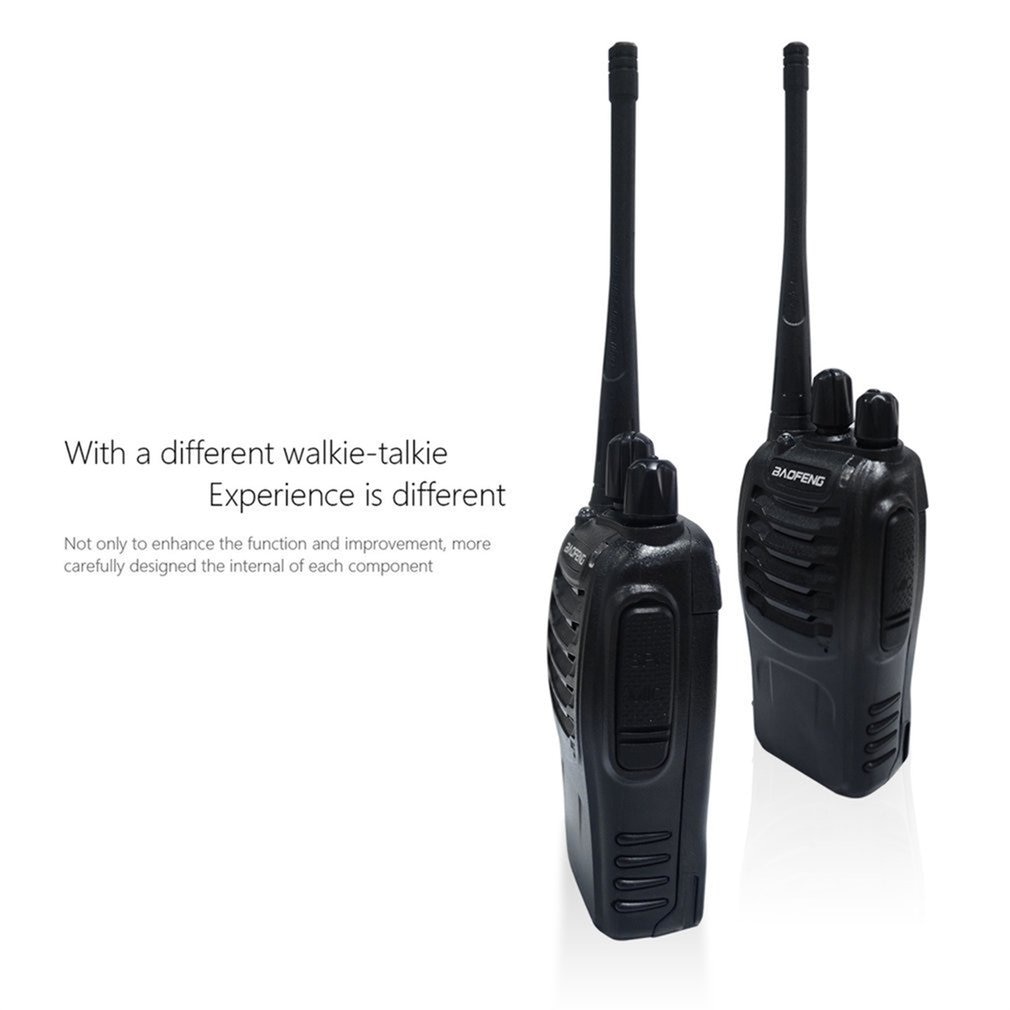 2 PCS Baofeng BF-888S Walkie Talkie 5W Two-way radio Portable CB Radio UHF 400-520MHz Comunicador Transmitter Transceiver