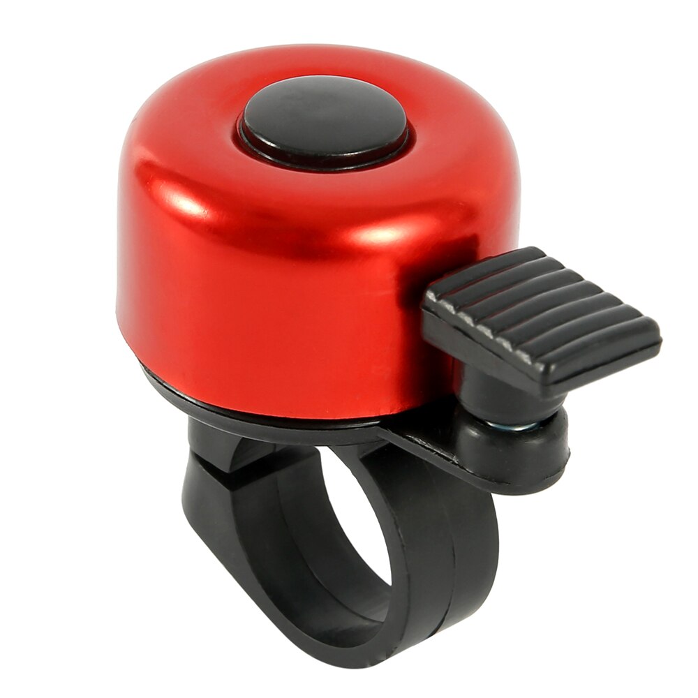 Bike Bell Alloy Mountain Road Bicycle Horn Sound Alarm For Safety Cycling Handlebar Metal Ring Bicycle Horn Bike Accessories: Red