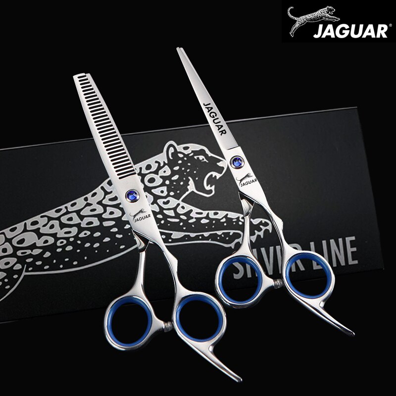 JAGUAR Hair Scissors 5.5&6.0 Inch Cutting Thinning Set Hairdressing Scissors Barber Tools salons she