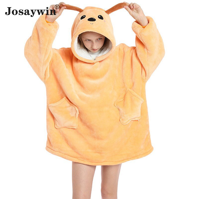 Kigurumi-Pijama Infantil de franela con capucha para niña y niño, ropa de dormir suave y cálida, con estampado, de invierno