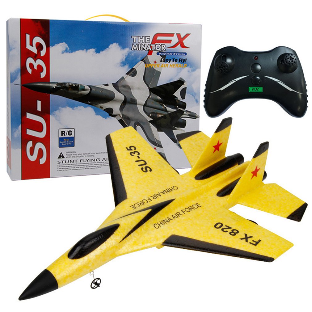 Perfect Structure To Guarantee Great Flight Performancefx-820 Rc Airplane Fixed Wing 35 Remote Control Aircraft Glider: Green