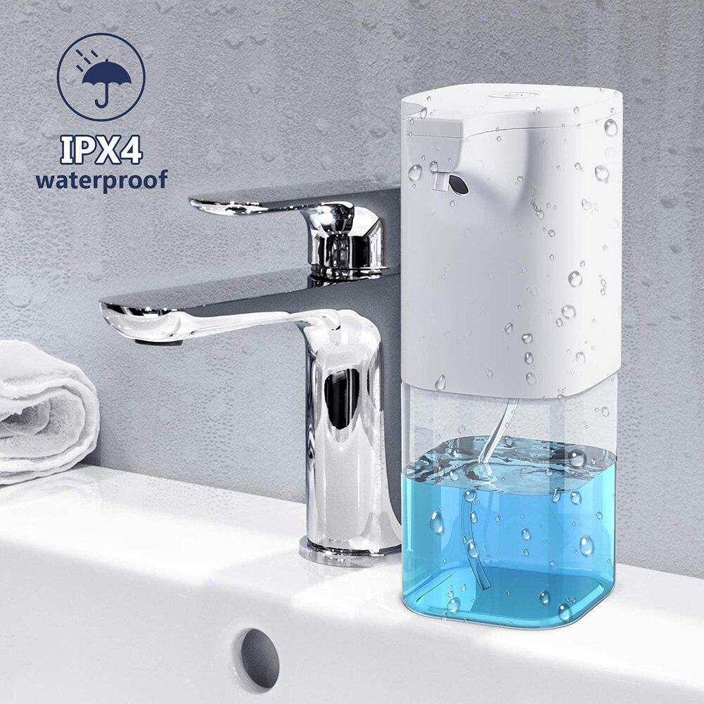 350ml Smart Automatic Liquid Soap Dispenser Alcohol Sprayer Kitchen Bathroom Touchless Infrared Sensor Hand Washing Container