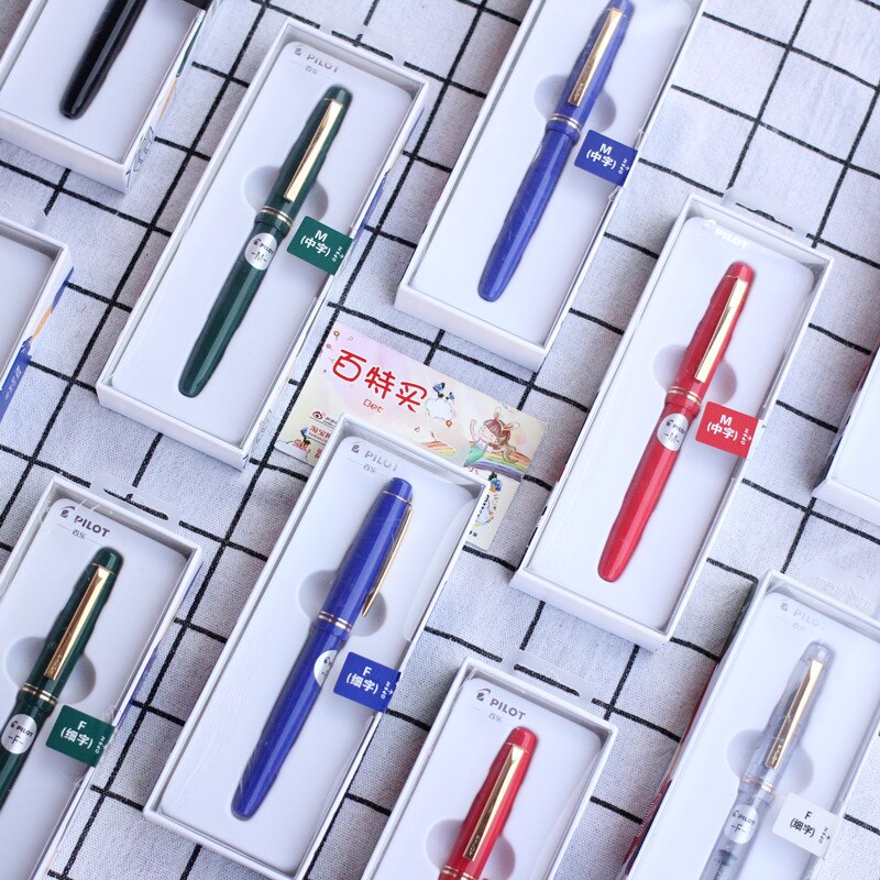 PILOT 78g 78g+ 22k golden Transparent color original Iridium fountain pen students practice calligraphy ef f m nib