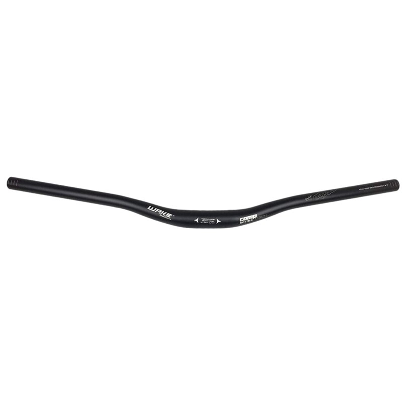 Guidon Vélo Rétro En Alliage Aluminium - 31,8 Mm X 640 Mm Noir Universel 349434