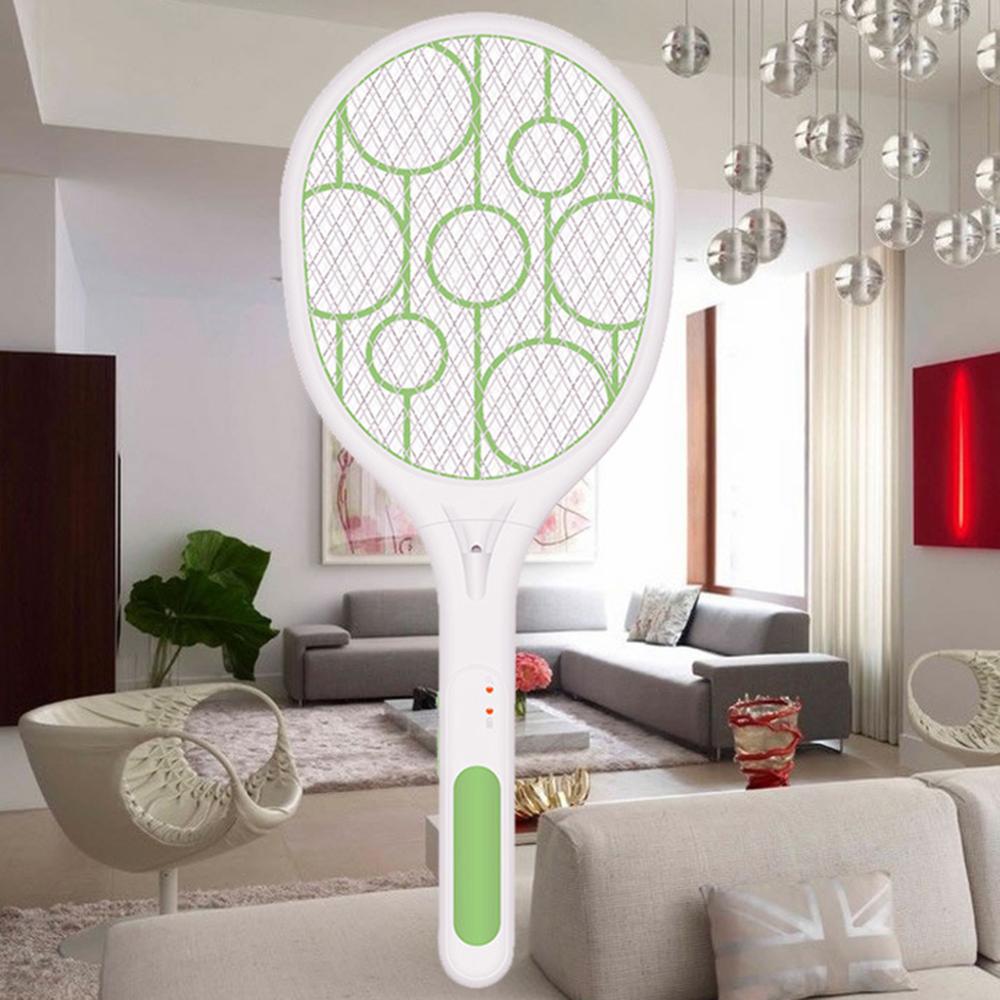 1 stk sommer trådløs batteri strøm elektrisk flue mygg smekker bug zapper racket insekter killer hjem bug zappere