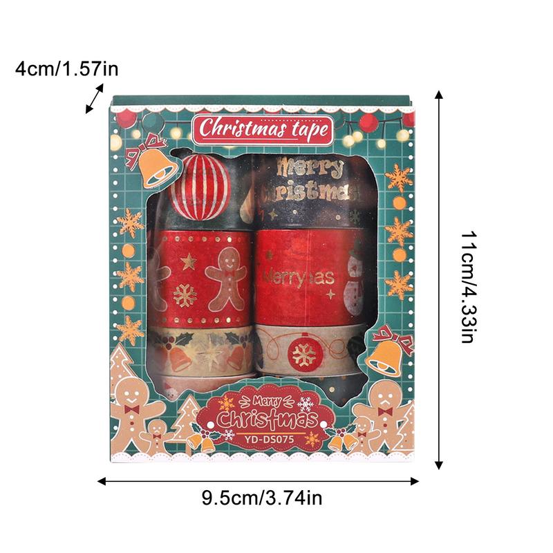 Christmas Washi Tape Christmas Wrapping Tape Bohemian Washi Tape Colorful Washi Tape Pack Christmas Washi Tapes For Or