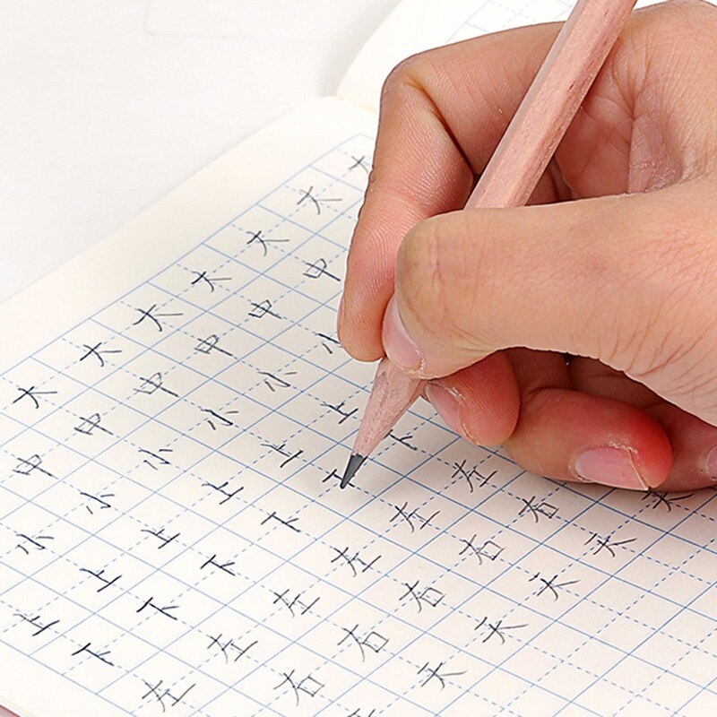 50 Pcs Elementary School Students Writing Pencil Set Office Stationery Hexagonal Triangle Wooden Pencil HB Lead-free Non-toxic