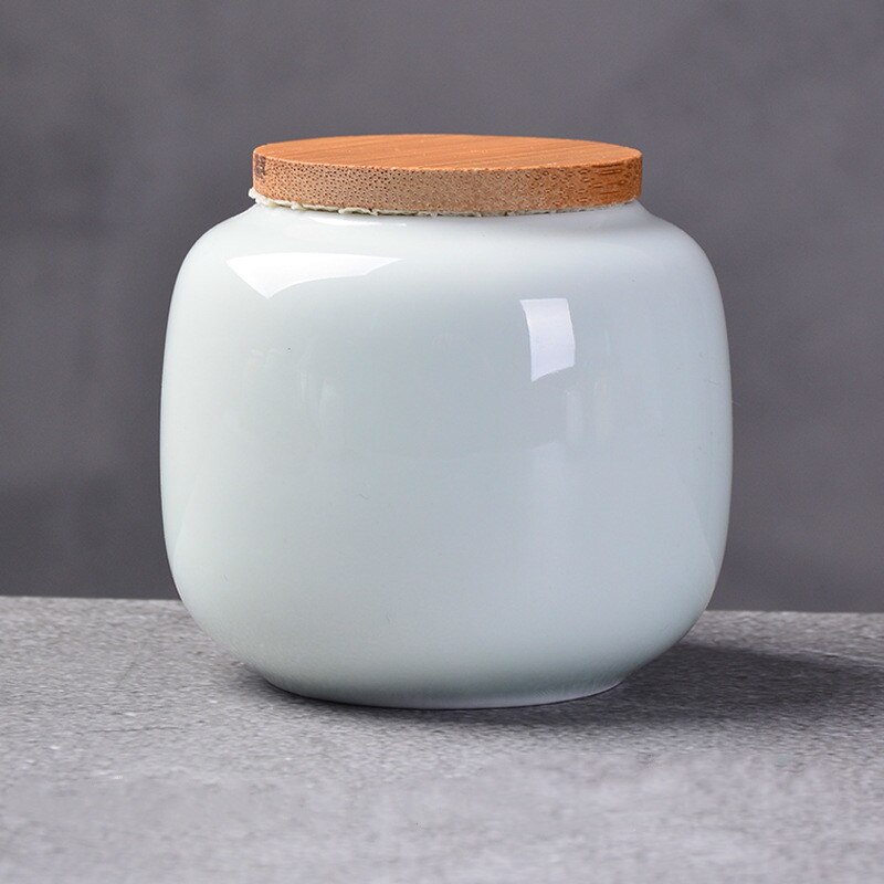 Céramique cuisine boîte à thé rétro Fission couleur thé Caddies conteneurs voyage boîte de rangement pot en porcelaine pour pot de café en poudre ZM720: C