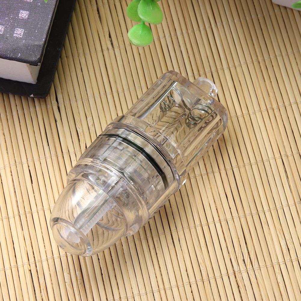 Underwater Deep LED Flashlight Fish Attracting Indicator Squid Fish Lure Light Green Fishing Lamp Use in 300m Water Depth