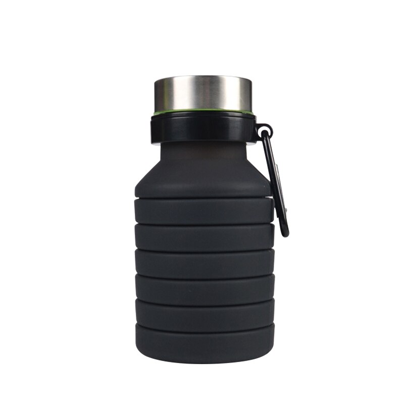 550ml silikone foldbar kaffekop drikkeflaske udendørs rejse sammenklappelig kop  h99f