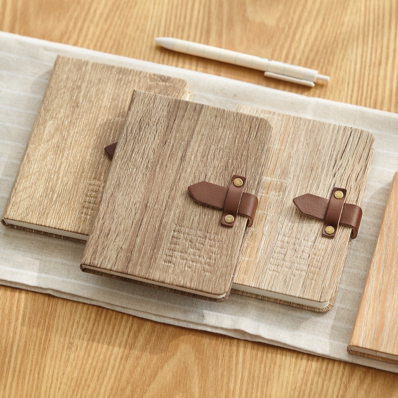 "Feel Hout" Hard Cover Notebook Gevoerd Papers Freenote Business Notepad Journal Dagboek Kantoorbenodigdheden Briefpapier