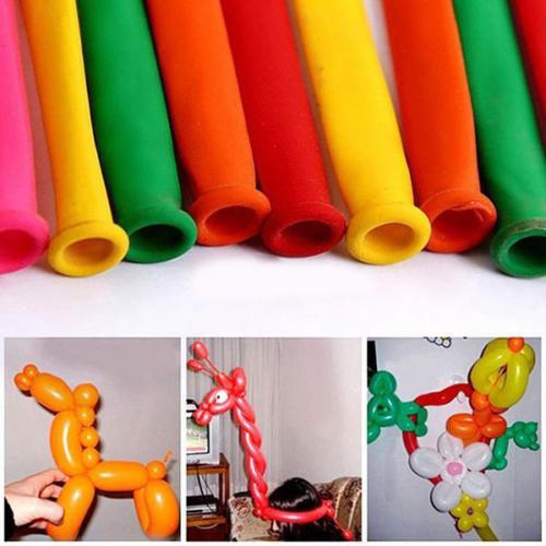 Ballons longs en Latex 200 pièces | Ballon magique Ballooon à Air pour modelage, décoration de fête d'anniversaire et de mariage