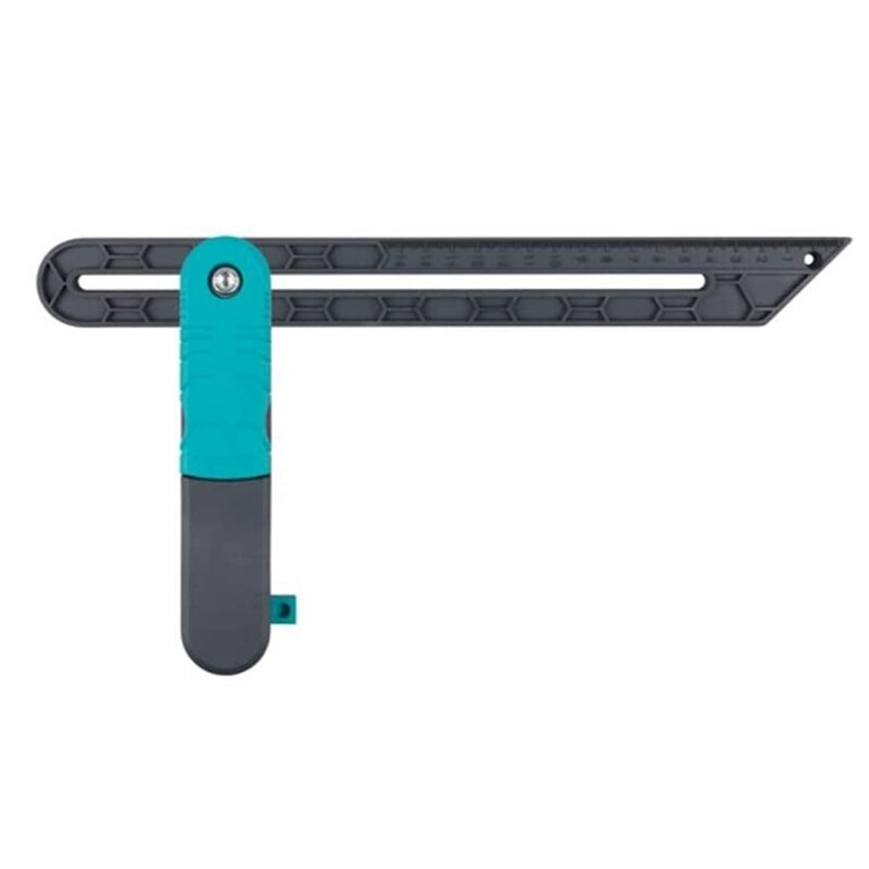 Fast Marking Measuring Ruler with Lock Adjustable Angle Ruler Multi-Function Woodworking Angle Measure Tool
