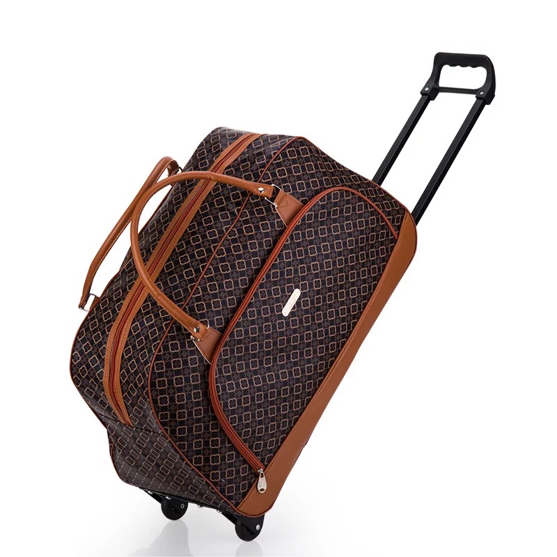 24 '' rejsetaske trolley kuffert på hjul håndbagage rullende bagage kvinder hånd stor bagage taske præcise trolley tasker