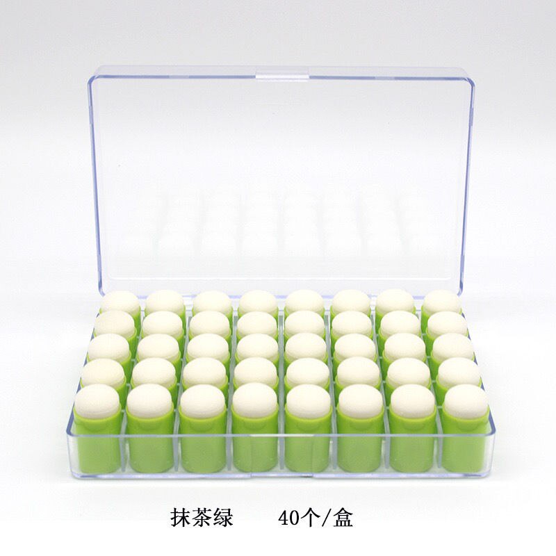 Smear coloring tool Transparent seal rubber stamp DIY album smear cardboard Material brush color sponge finger sleeve: D