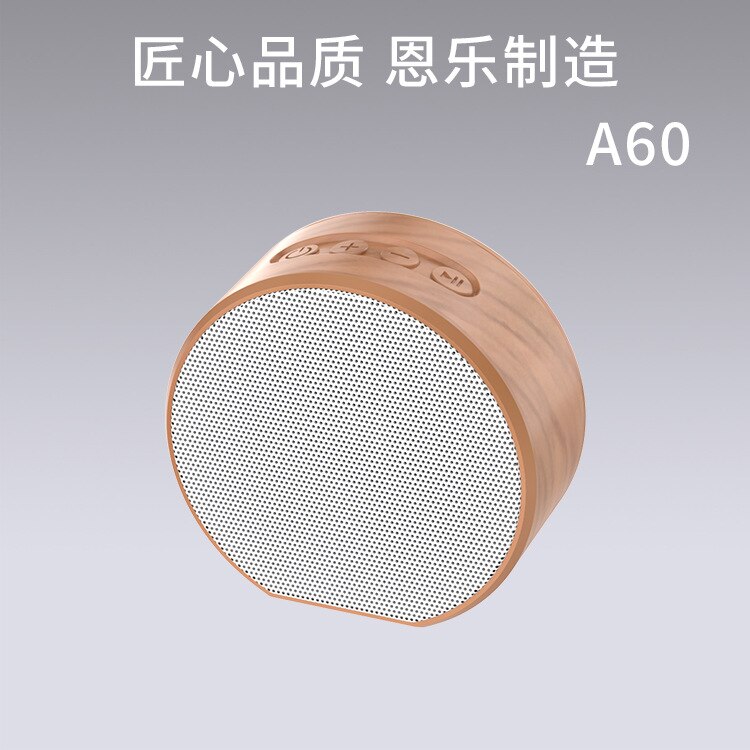 Retro Audio Woodgrain Bluetooth Speaker Mini Card Subwoofer Draadloze Bluetooth Audio