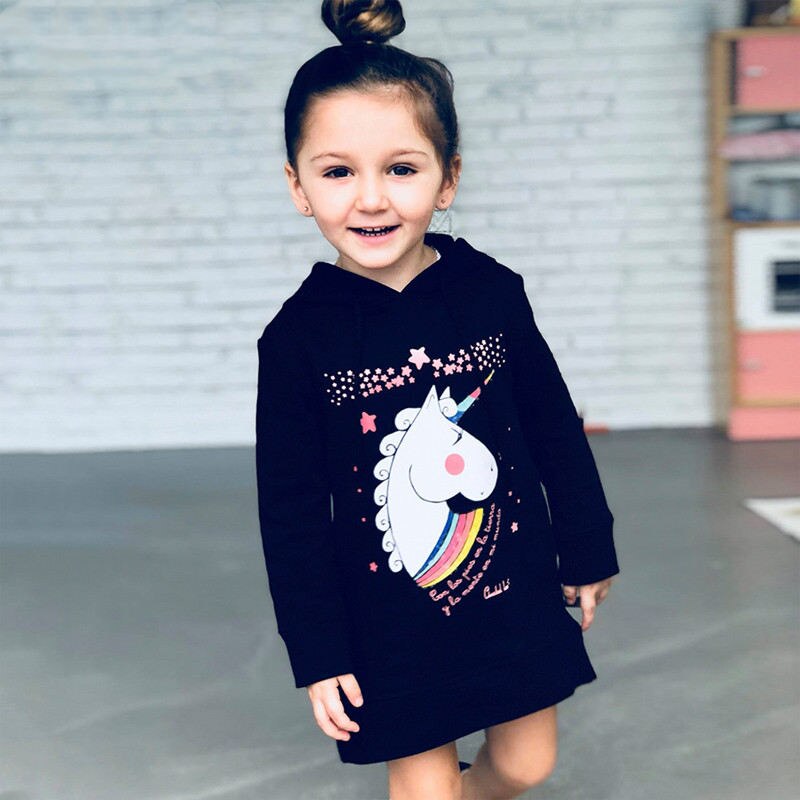 Maman et moi vêtements automne hiver sweats à capuche robe Mini robe mignon dessin animé imprimer mère fille robes famille Look C0525
