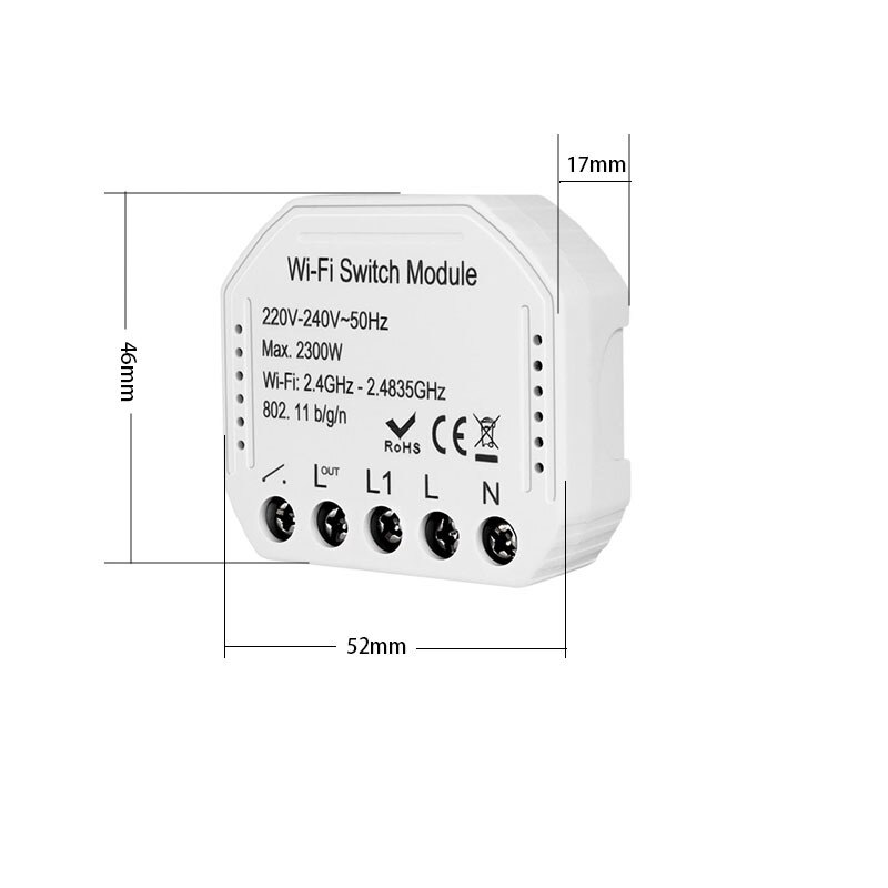 WIFI intelligent on-off device concealed intelligent switch graffiti remote control Alexa google