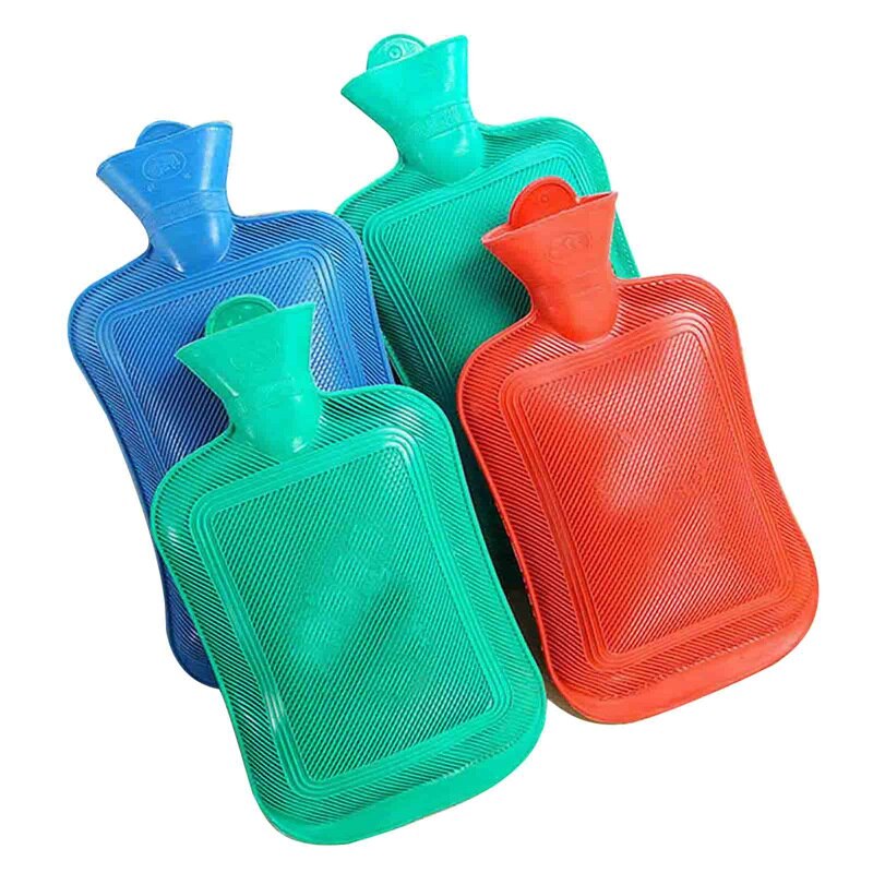 Bottiglia di acqua calda in gomma per iniezione d'acqua da 500ml bottiglia di acqua calda portatile calda invernale riscaldamento a mano compressa calda femmina: Default Title