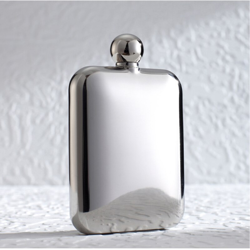 Modern Stainless Steel Small Hip Flask Luxury Portable Titanium Bottle Personality Stainless Bottles Alcohol FF70W