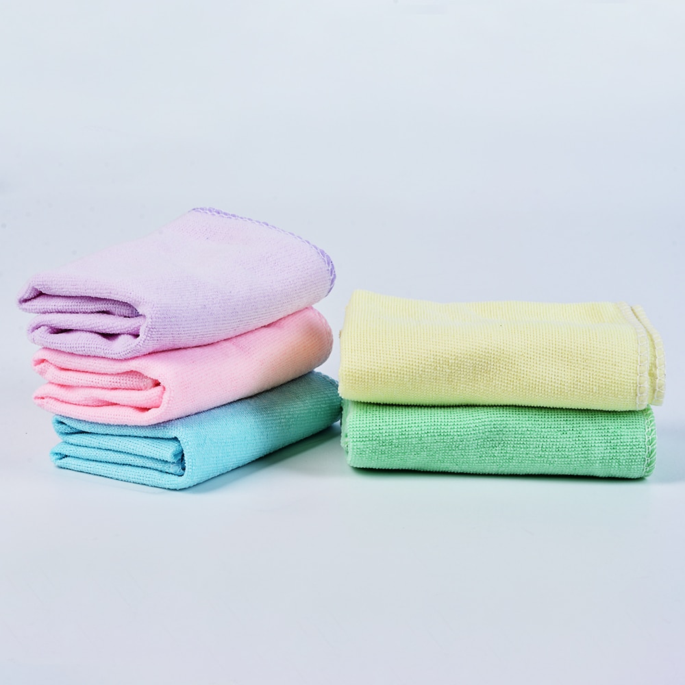 Urijk 1pc bilvask håndklæder plys mikrofiber vask tørre håndklæde stærk tyk plys polyester fiber rengørings håndklæde køkkenværktøj