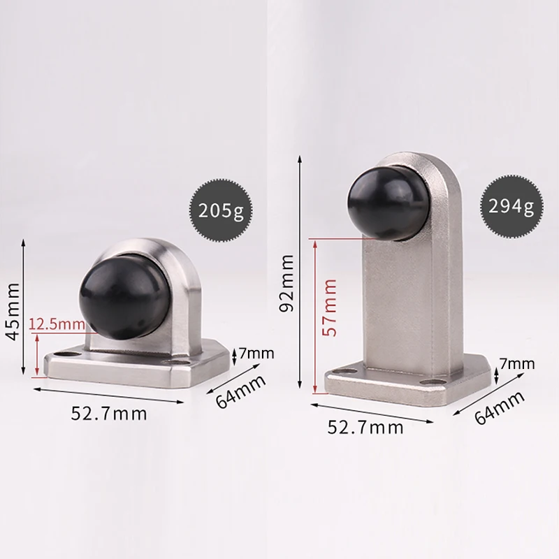 Heavy Duty Anti-Collision Door Stop Glass Door Limiter Stainless Steel Door Stopper Suitable For Outdoor Large Door Hardware