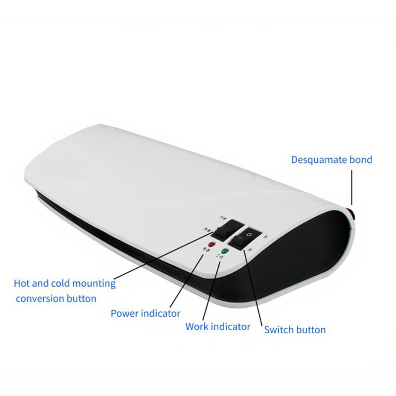 1000w A4 Laminator Photo Laminator Home Office and Cold Laminating Machine File Laminating Machine
