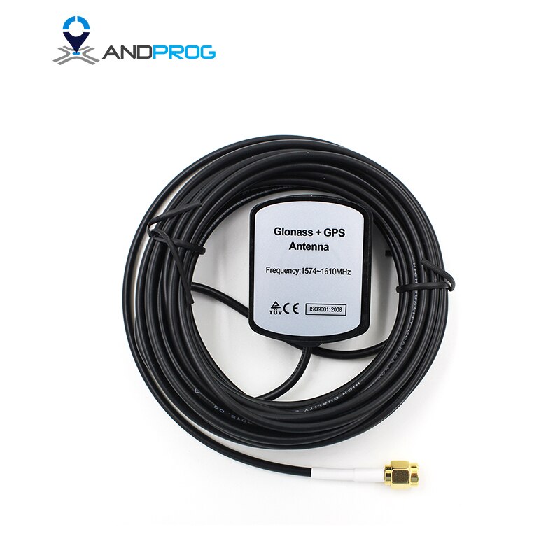 IP67 Waterdichte Auto Gps Glonass Antenne, Ultra-Low Profile Miniatuur Magneet Gemonteerd Gps