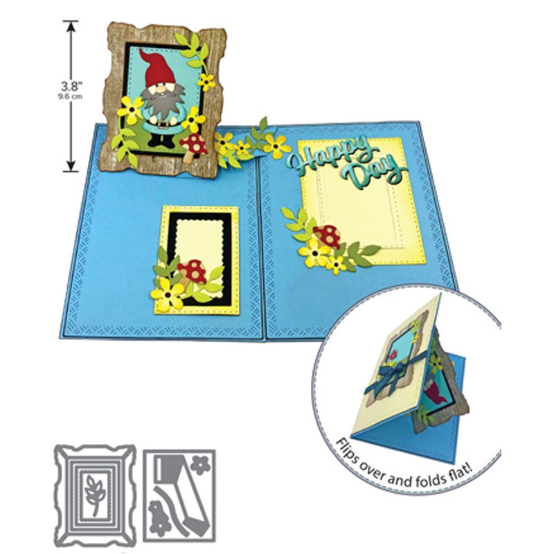 Pop Up Bitty Ball Purse Flip Frame Swap Animal Add On Crosshatch Geometry Cutting Dies for Scrapbooking Craft Cards 04: K 29