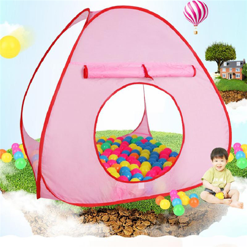 Draagbare Kids Play Tent Kinderen Indoor Outdoor Oceaan Ballenbad Vouwen Cubby Speelgoed Kasteel Enfant Kamer Huis Cadeau Voor Kinderen