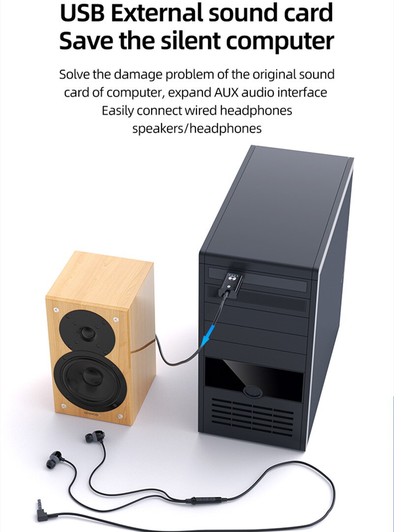 Transmisor receptor de Audio Bluetooth 5,1, Dongle USB estéreo de 3,5mm, 3,5 AUX RCA, adaptador inalámbrico para Kit de coche, TV, PC y auriculares, 4 en 1