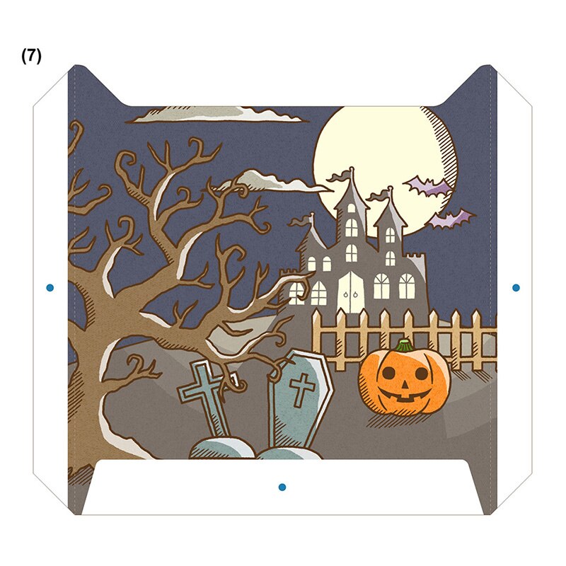 DIY Pop-up Card Halloween Pumpkin,Handmade 3D Anniversary Greeting Card Paper Model,Postcard Invitation Papercraft,Craft ER-092