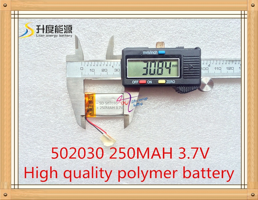 3.7V lithium polymeer batterij 052030 502030 250mah MP3 MP4 MP5 speelgoed lithium polymeer batterij