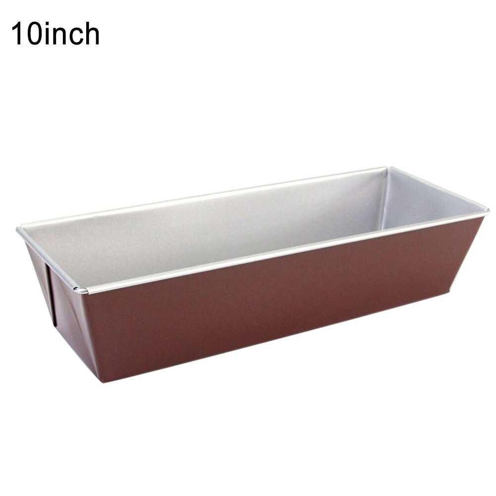 Loaf Pan Rechthoek Diy Cakevorm Non Stick Carbon Staal Brood Bakvorm Muffin Pan Cupcake Tray Party Keuken Bakvormen: 10Inch