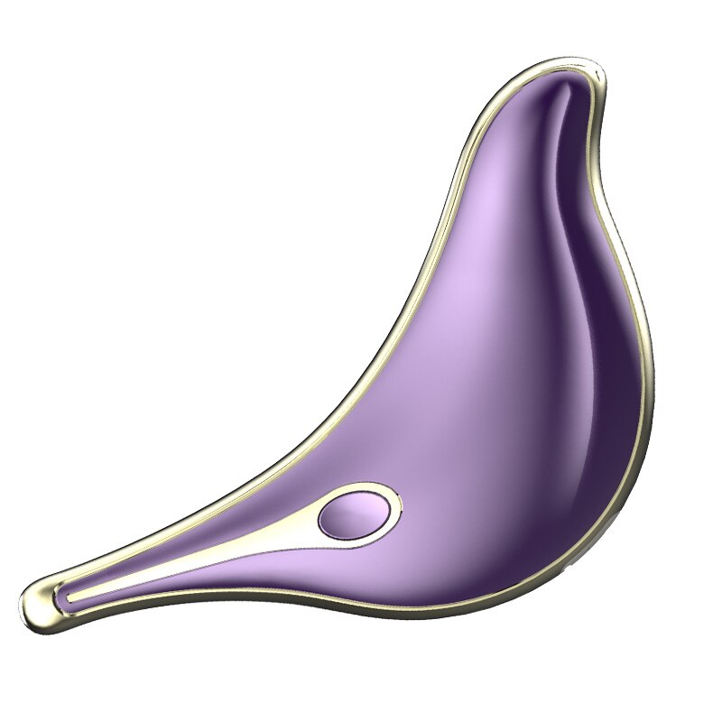 Masajeador eléctrico para la cara y el cuerpo, dispositivo de belleza para eliminación de arrugas de la piel, masajeador relajante muscular Guasha, instrumento de estiramiento Facial cálido para el cuello: purple