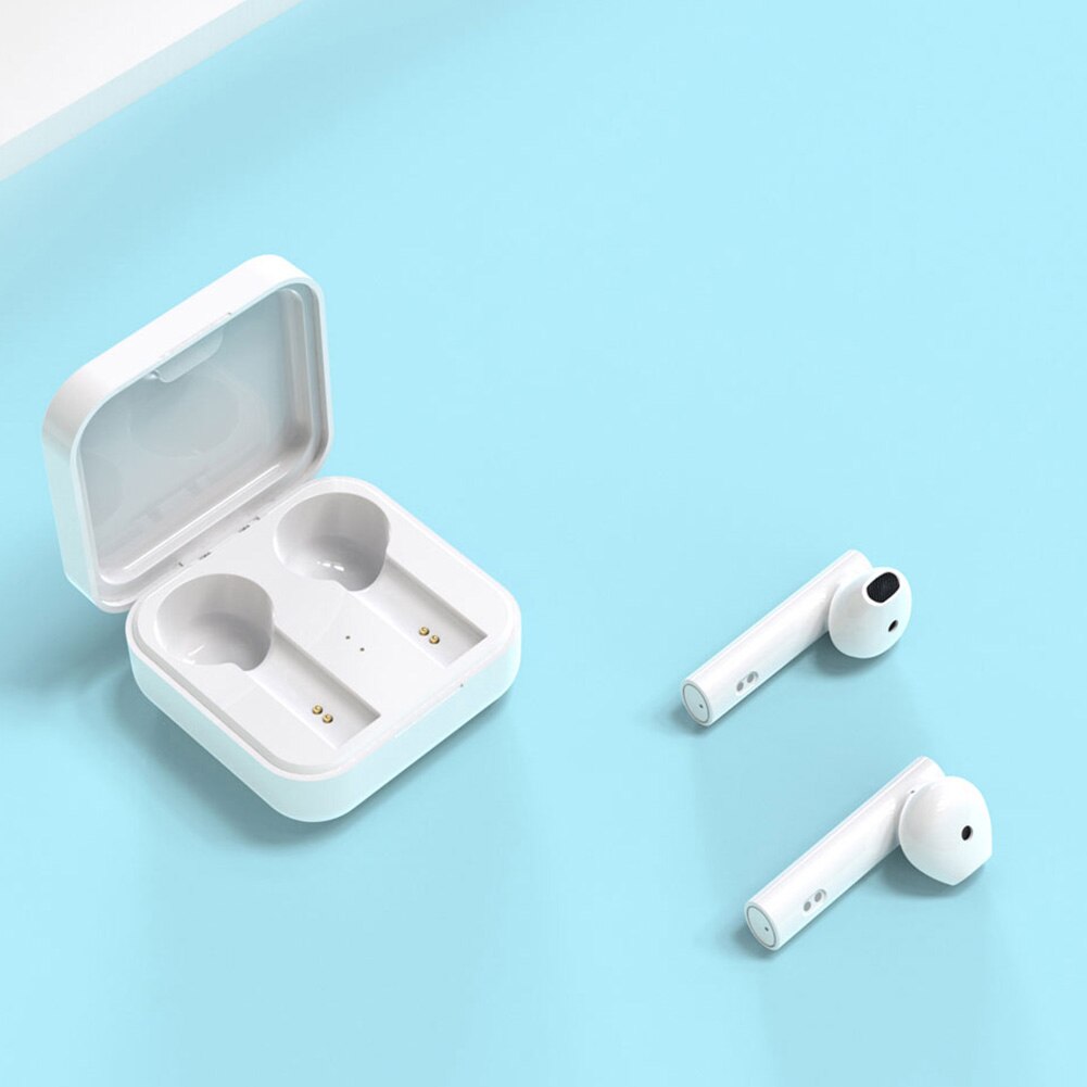 Air6 tws sem fio bluetooth 5.0 invisível earplug earbud fones de ouvido com caixa de carregamento esporte correndo fone de ouvido para o telefone móvel