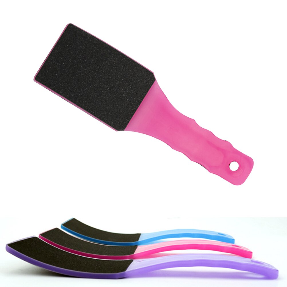 Double-sided Pedicure Foot File Exfoliating Brush Feet Rasp Foot Care Tool (Random Color)