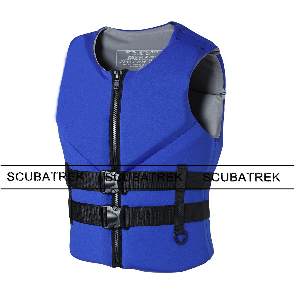 Chaleco salvavidas de adultos de neopreno, chaleco salvavidas para nadar, surf, salvavidas, boyas de nado de esnórquel, salvavidas de neopreno: Azul / XL