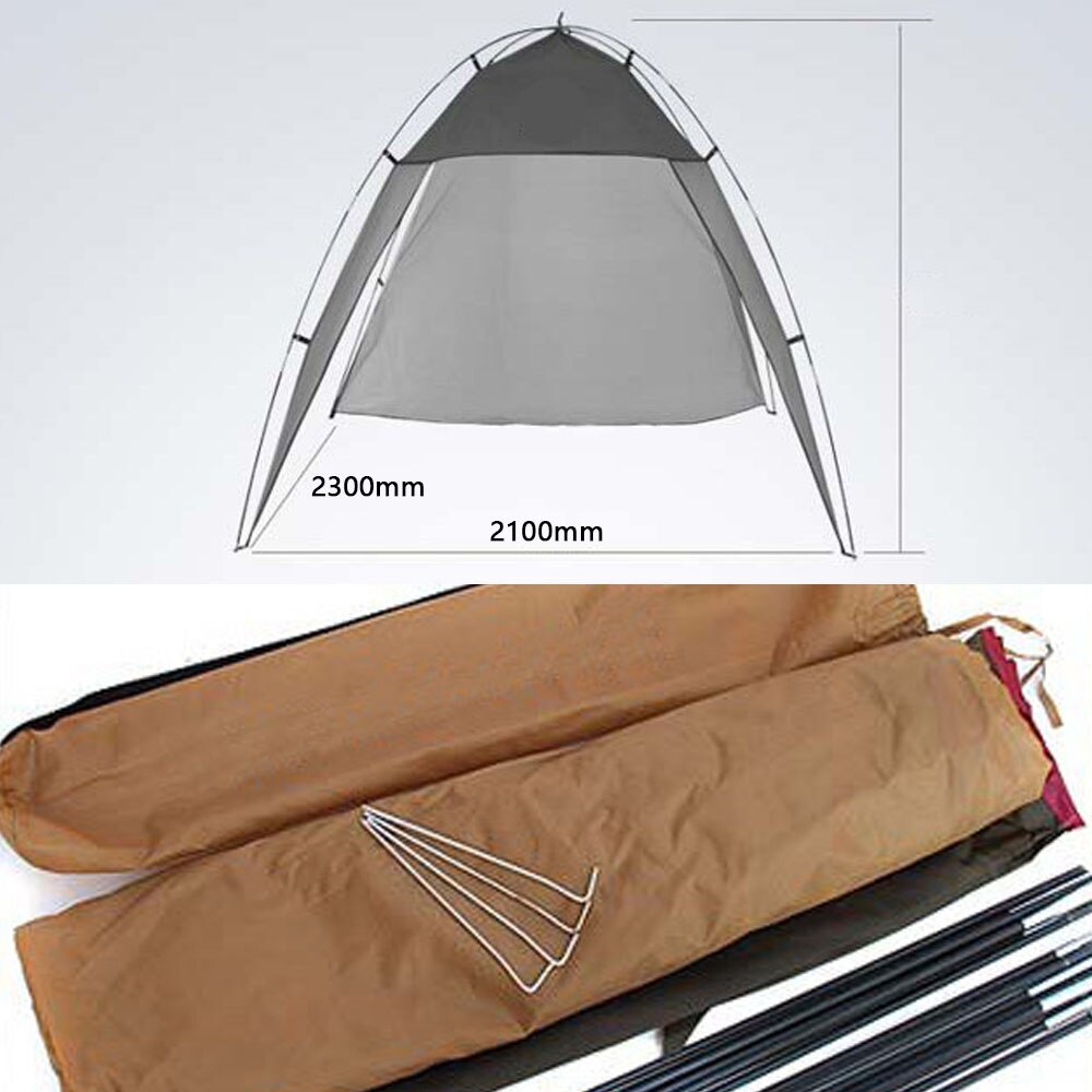 Outdoor Canopy Lightweight Camping Tent Beach Shade Awning w Carrying Bag for Camp Picnic Fishing BBQ Backyard ultralight tent