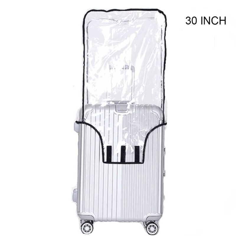 Luggage Cover Clear PVC Suitcase Cover for Carry on Luggage: 30inch