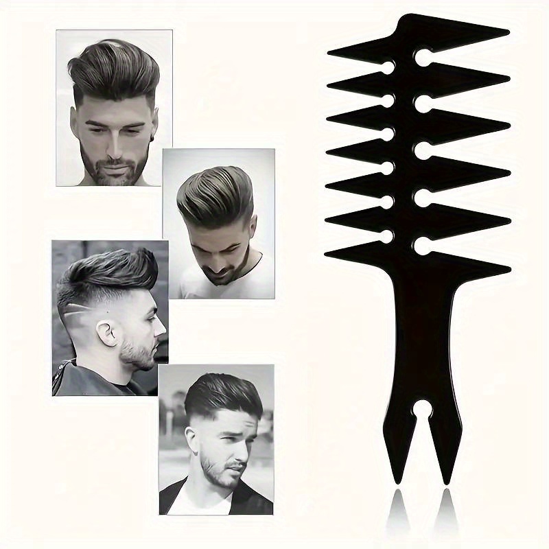 3/4/5 pçs/lote conjunto de pente de cabelo preto estilo cabeleireiro pente de cabelo dos homens barbeiro treinamento cauda pente salão de beleza estúdio pente de corte de cabelo