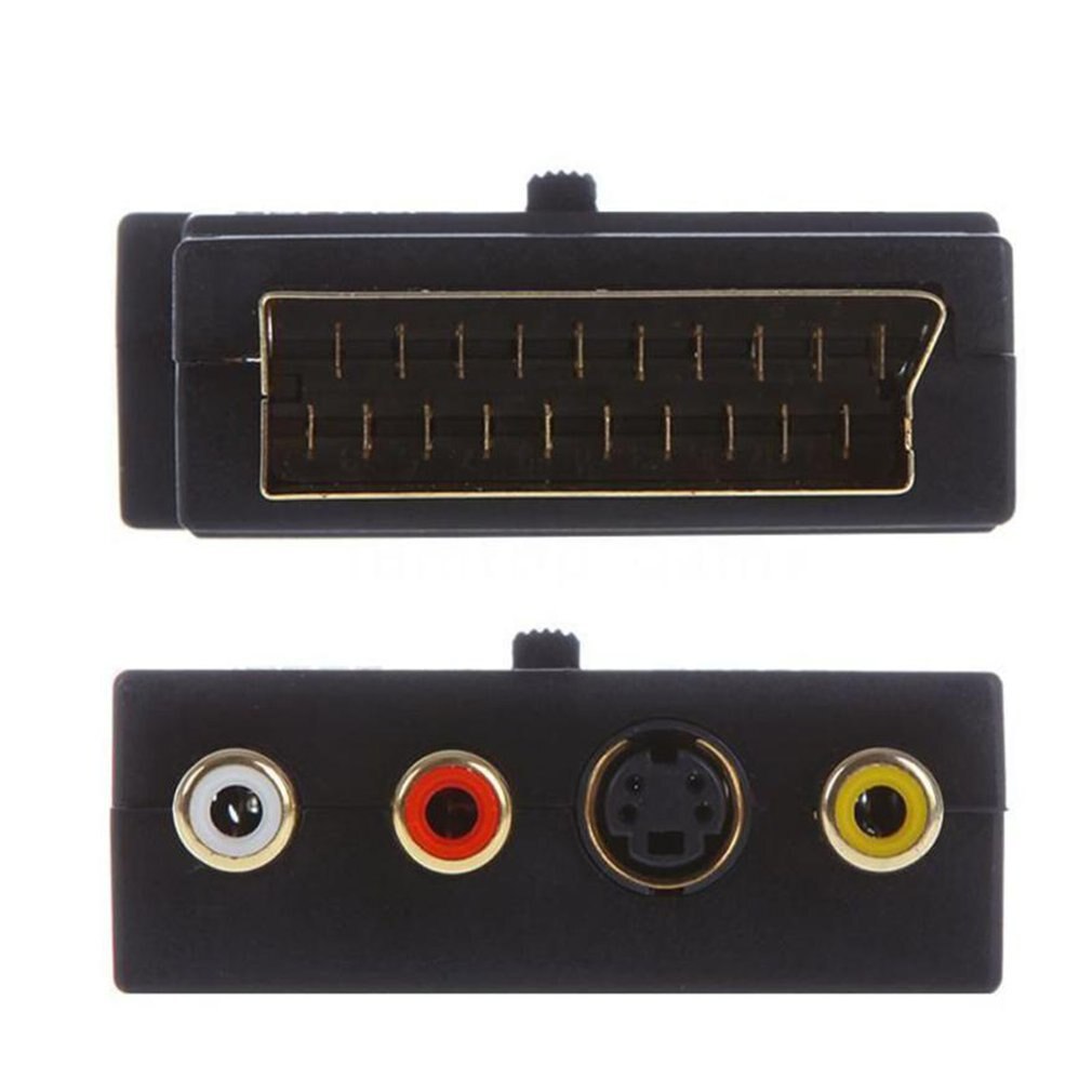 Scart Adapter Av Blok S-Video Rca 18Cm X 10Cm X 3Cm (7.09in X 3.94in X 1.18in) mannelijke-Vrouwelijke Speakon Onleny Stuk