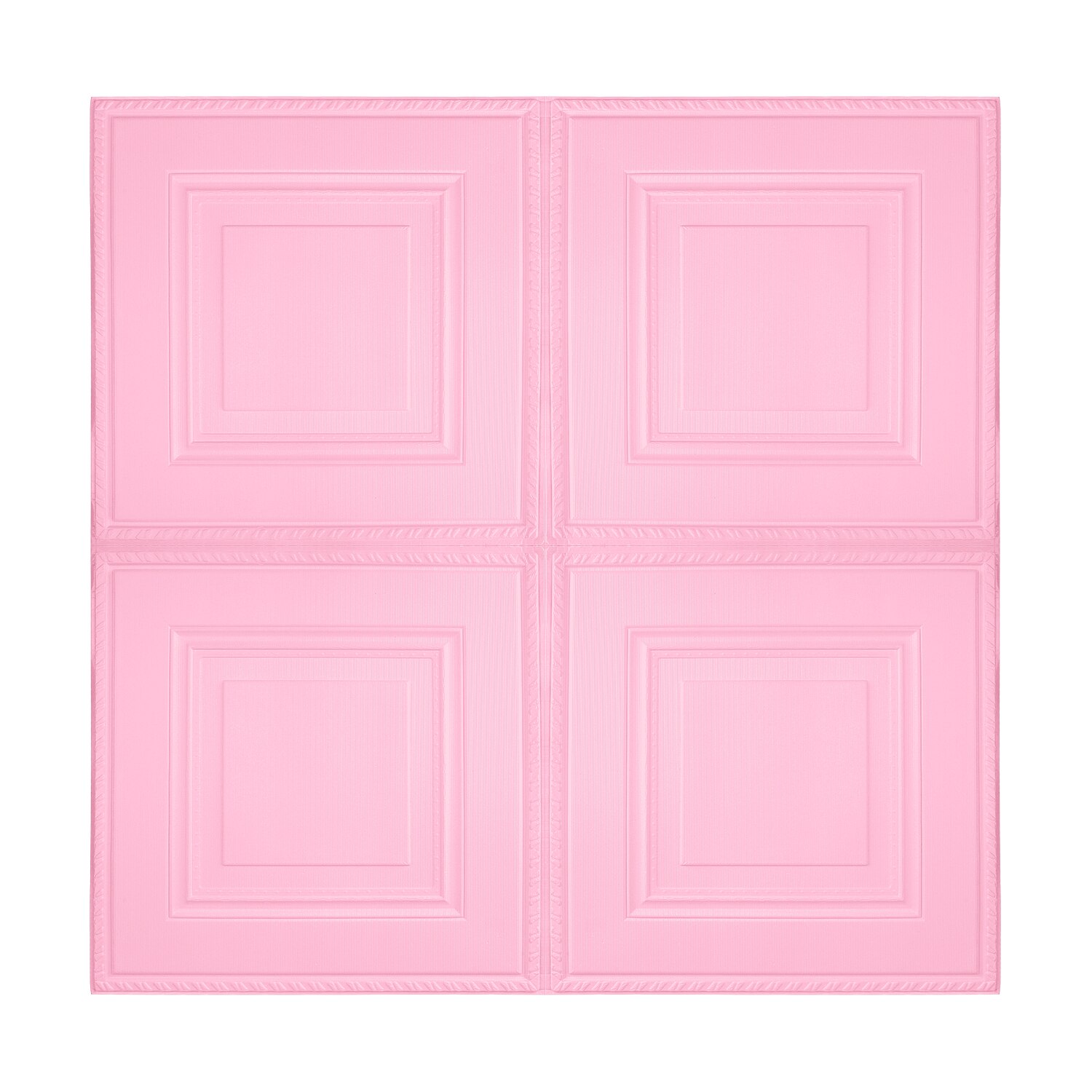 Three-dimensional wall stickers living room TV background wall wallpaper decorative wallpaper waterproof wall stickers: pink