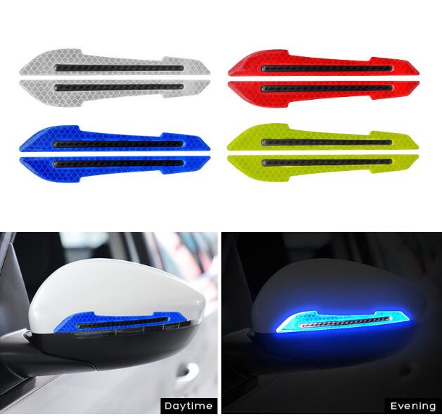 Car Rearview Mirror Reflective Stickers for Toyota Auris Camry RAV4 Avalon Yaris Verso