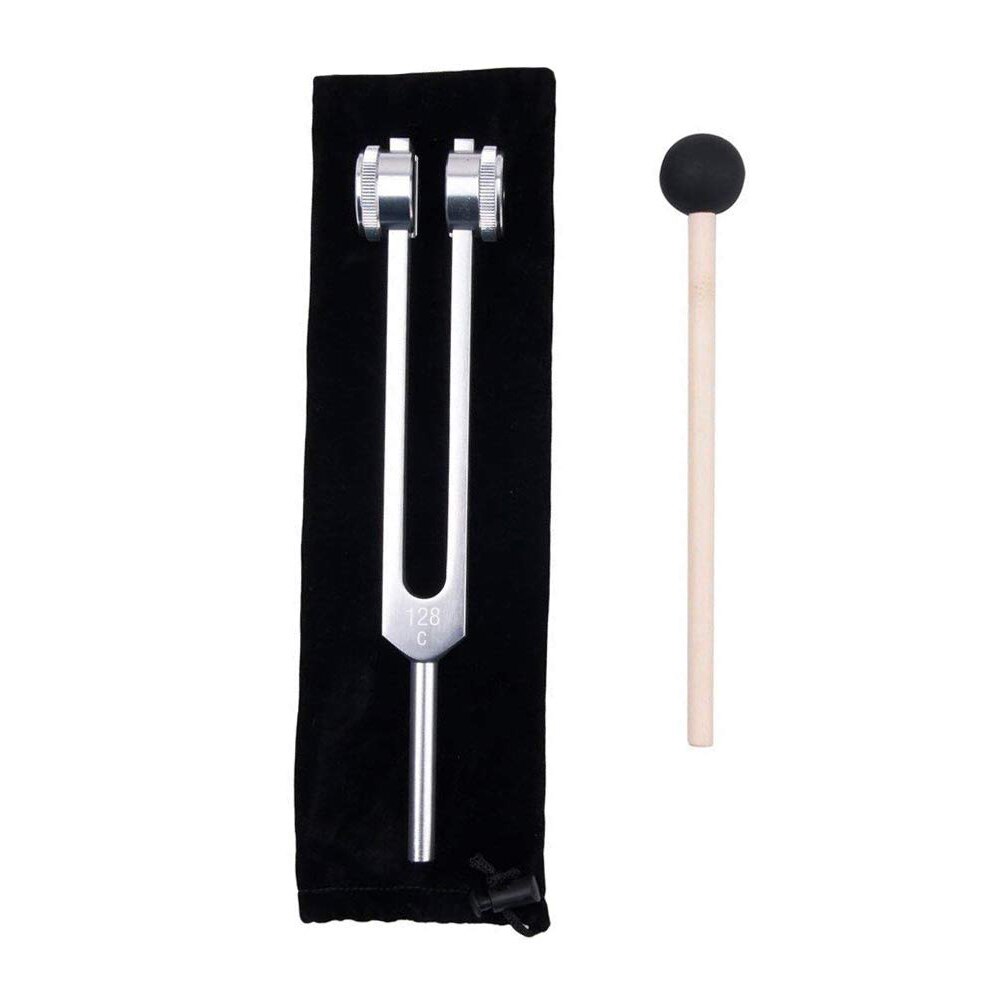 Tuning Fork 128Hz 256Hz Aluminum Alloy High Precision Hearing Detection Relieve Joint Pain ENA88
