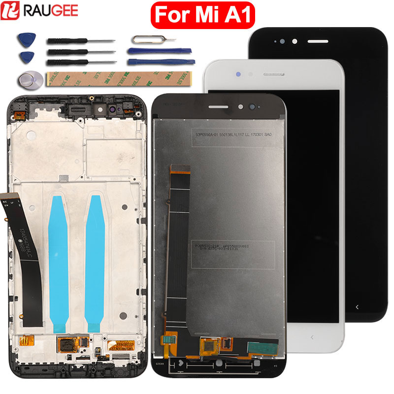 Dla Xiaomi MiA1 Mi A1 wyświetlacz LCD + ekran dotykowy wysokiej jakości nowy ekran Digitizer szklany płyta dla Xiaomi Mi A1 Mi5X Mi 5X lcd